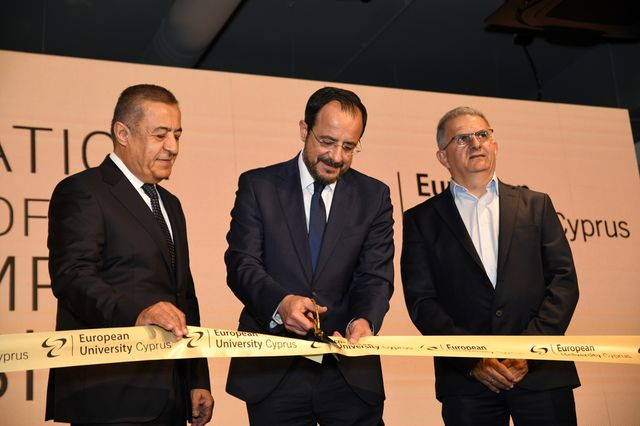Εγκαινιάστηκε το νέο κτίριο του Ευρωπαϊκού Πανεπιστημίου Κύπρου