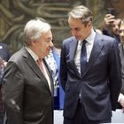 Μητσοτάκης σε Γκουτιέρες: Αναγκαία η προστασία των αμάχων στη Γάζα