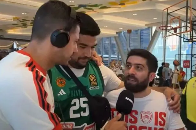 Final Four 2025: Φίλοι του Ολυμπιακού και του Παναθηναϊκού μαζί στη Fan Zone του Άμπου Ντάμπι