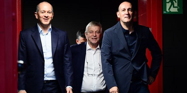 Final Four 2025: Παρόντες στην προπόνηση του Ολυμπιακού οι αδερφοί Αγγελόπουλοι