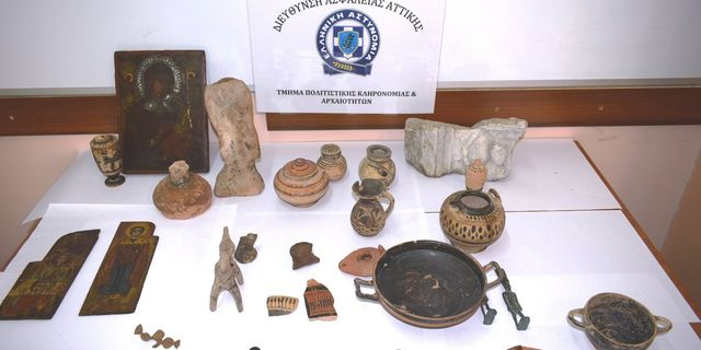 Δύο συλλήψεις για υπόθεση παράνομης αγοραπωλησίας αρχαιοτήτων στον Άλιμο