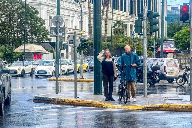 Βροχή στην Αθήνα