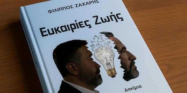 “Ευκαιρίες ζωής”: Κυκλοφόρησε το πρώτο βιβλίο του Φίλιππου Ζάχαρη