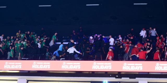 Final Four 2025: Επεισόδια μεταξύ οπαδών Ολυμπιακού και Παναθηναϊκού στην Etihad Arena