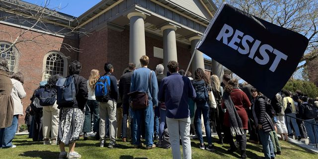 Διαμαρτυρία φοιτητών στο πανεπιστήμιο του Χάρβαρντ