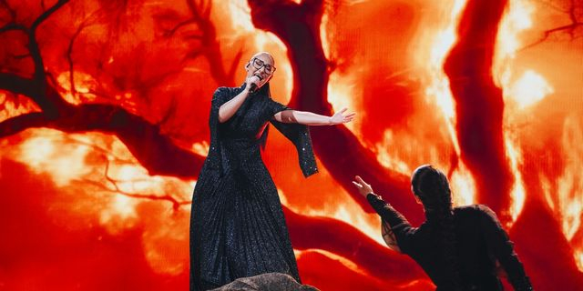 Η Klavdia στη σκηνή της Eurovision 2025 για την Ελλάδα