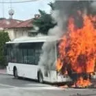Φωτιά σε λεωφορείο του ΚΤΕΛ Σερρών στη Θεσσαλονίκη