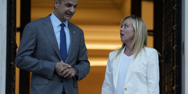 Κυριάκος Μητσοτάκης και Τζόρτζια Μελόνι