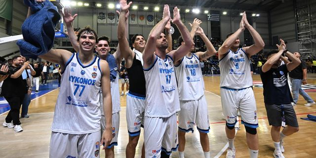 Μύκονος – Μέγαρα 86-76: Πρωταθλήτρια της Elite League η Μύκονος, ιστορική άνοδος με κυκλαδίτικο αέρα στην Stoiximan GBL