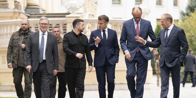 Ευρωπαίοι ηγέτες στην Ουκρανία