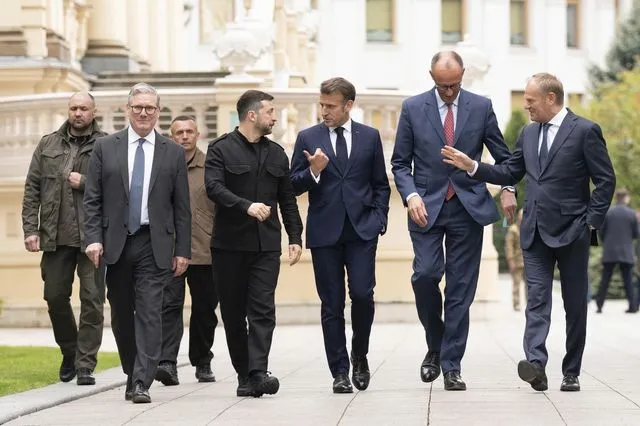 Ευρωπαίοι ηγέτες στην Ουκρανία