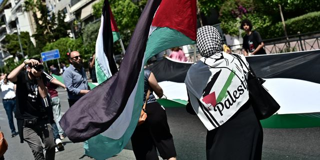 Αθήνα: Μαζική πορεία αλληλεγγύης στην Παλαιστίνη, 77 χρόνια μετά τη Νάκμπα