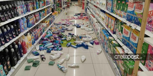 Κρήτη: Βίντεο από τη στιγμή του σεισμού