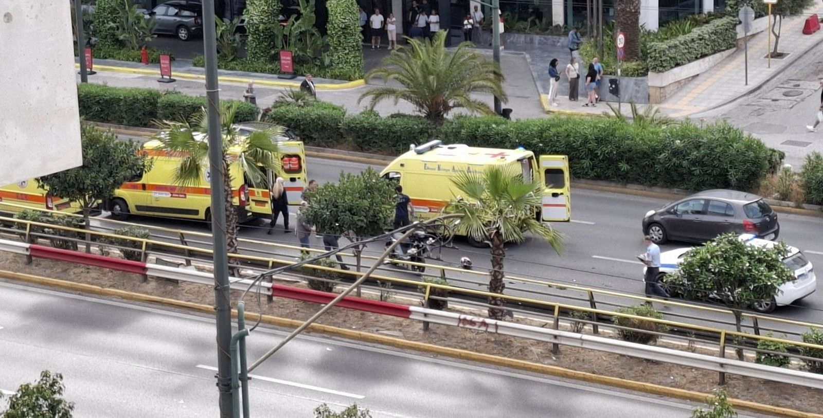 Τροχαίο ατύχημα στη Συγγρού