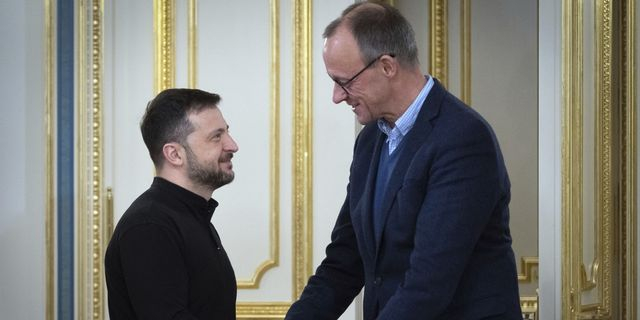 Βολοντίμιρ Ζελένσκι και Φρίντριχ Μερτς