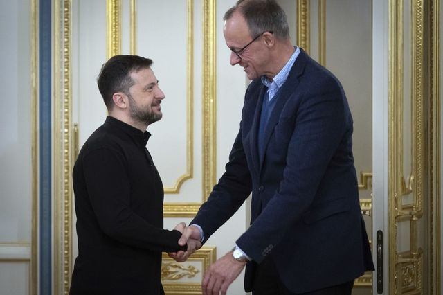 Βολοντίμιρ Ζελένσκι και Φρίντριχ Μερτς