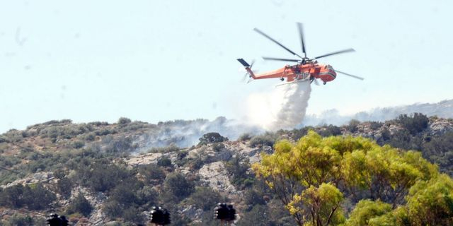 Φωτιά στο Πευκοδάσος Κιλκίς – Σηκώθηκε ελικόπτερο