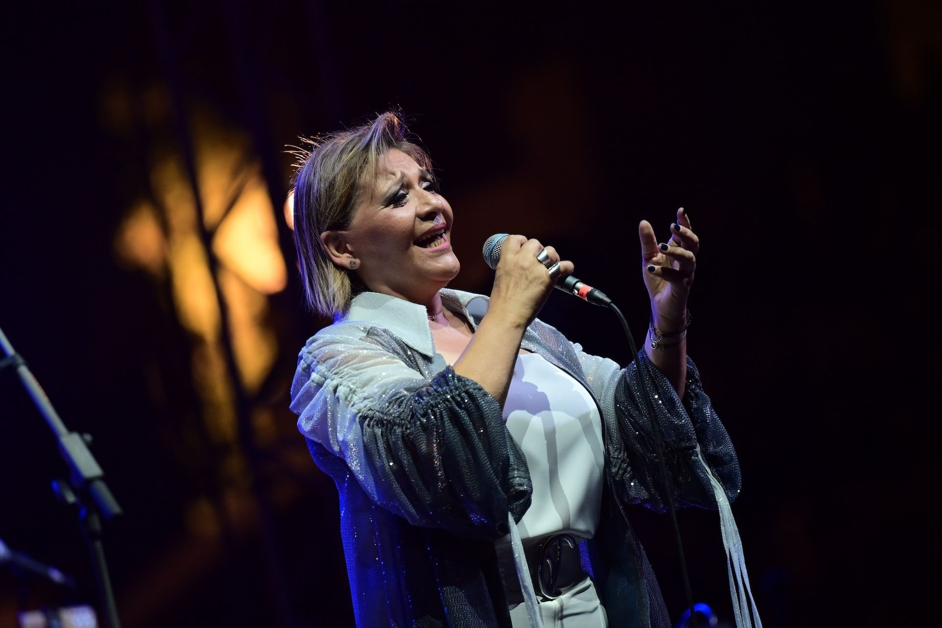 Συναυλία - αφιέρωμα για τα 100 χρόνια από τη γέννηση του Μίκη Θεοδωράκη από την Κεντρική Επιτροπή του ΚΚΕ στο Παναθηναϊκό Στάδιο (Καλλιμάρμαρο), με τίτλο "Κοντά σας όλη μου η ζωή", Τετάρτη 25 Ιουνίου 2025. Στην συναυλία συμμετείχαν οι, Γεράσιμος Ανδρεάτος, Ρίτα Αντωνοπούλου, Παντελής Θαλασσινός, Άγγελος Θεοδωράκης, Βιολέτα Ίκαρη, Βασίλης Λέκκας, Κώστας Μακεδόνας, Μανώλης Μητσιάς, Δημήτρης Μπάσης, Γιώτα Νέγκα, Γιώργος Νταλάρας, Βασίλης Παπακωνσταντίνου, Μίλτος Πασχαλίδης, Παναγιώτης Πετράκης, Άλκηστις Πρωτοψάλτη, Αγγελική Τουμπανάκη, Κώστας Τριανταφυλλίδης, Διονύσης Τσακνής, Μαρία Φαραντούρη, Μάριος Φραγκούλης, "Κοινοί Θνητοί". (ΤΑΤΙΑΝΑ ΜΠΟΛΑΡΗ/EUROKINISSI)