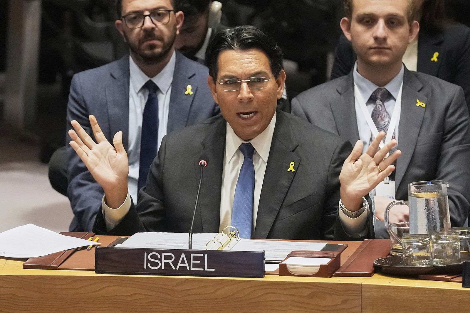 Ο Ισραηλινός πρεσβευτής στον ΟΗΕ, Ντάνι Ντανόν
