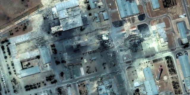Δορυφορική εικόνα από την αμερικανική επίθεση σε εγκαταστάσεις του Ιράν