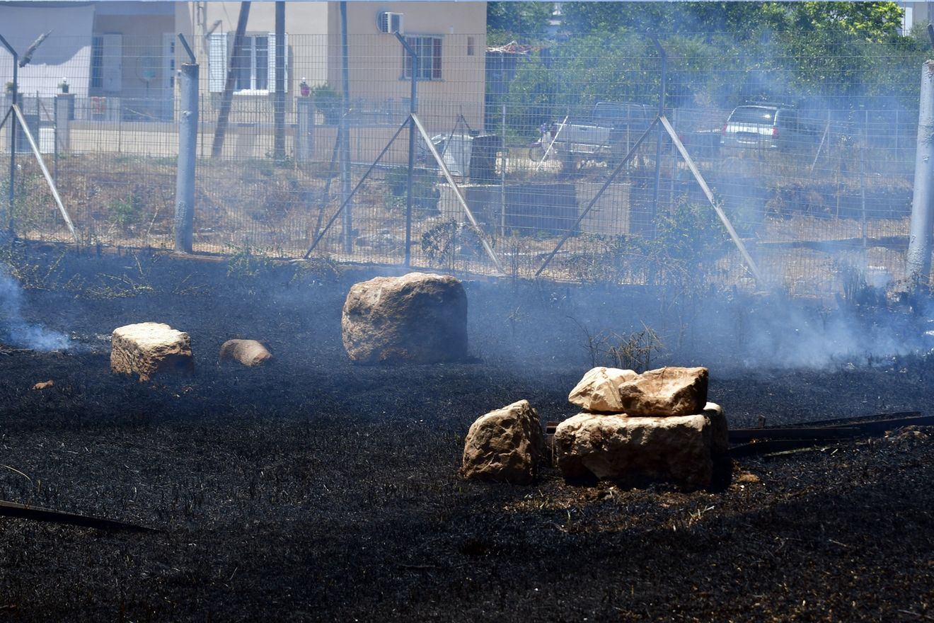 Φωτιά κοντά στην Αρχαία Αγορά Άργους