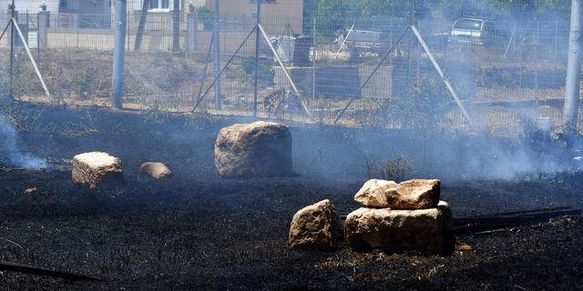 Φωτιά κοντά στην Αρχαία Αγορά Άργους