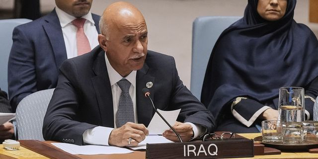 Ο αντιπρόσωπος του Ιράκ στα Ηνωμένα Έθνη, Αμπάς Καντόμ Ομπάιντ Αλ Φατλάουι