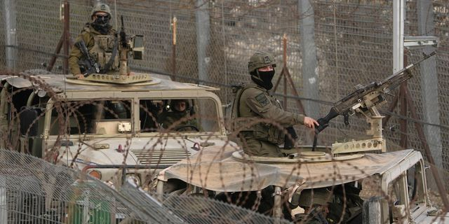 Ισραηλινοί στρατιώτες κοντά στο υψίπεδο του Γκολάν