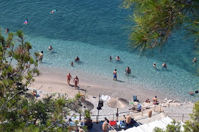 Καλοκαιρινό στιγμιότυπο από παραλία