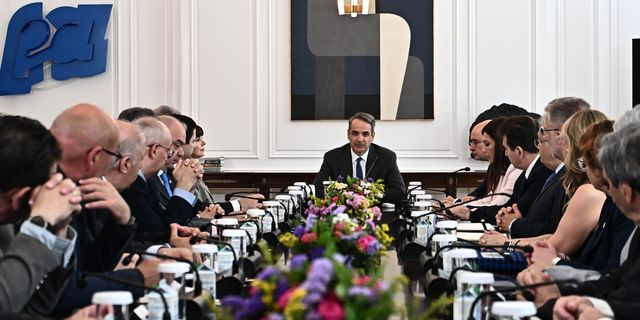 Συνάντηση του Πρωθυπουργού Κυριάκου Μητσοτάκη με τους Πρυτάνεις των πανεπιστημίων της χώρας