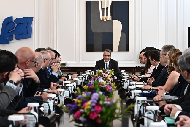 Συνάντηση του Πρωθυπουργού Κυριάκου Μητσοτάκη με τους Πρυτάνεις των πανεπιστημίων της χώρας