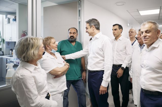 Επίσκεψη του Κυριάκου Μητσοτάκη στο ΚΑΤ