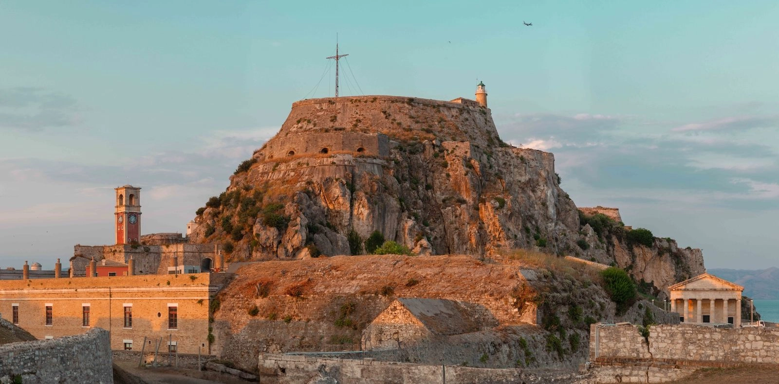 To παλιό φρούριο της Κέρκυρας.