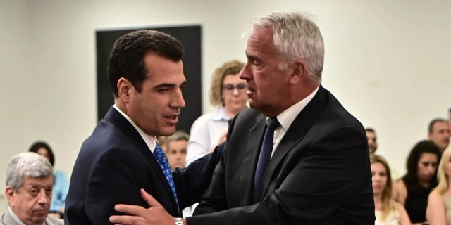 Τελετή παράδοσης - παραλαβής του υπουργού Μετανάστευσης και Ασύλου,
