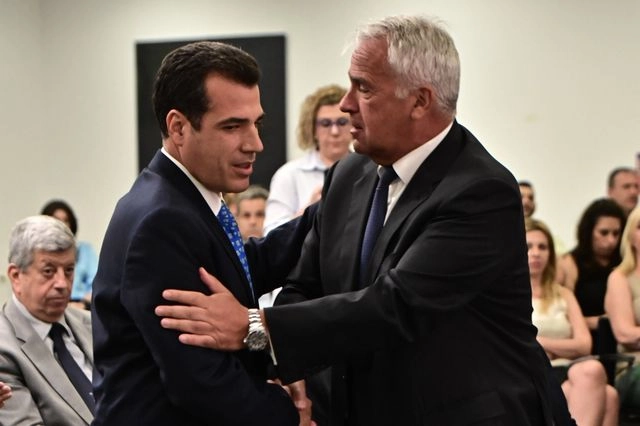 Τελετή παράδοσης - παραλαβής του υπουργού Μετανάστευσης και Ασύλου,