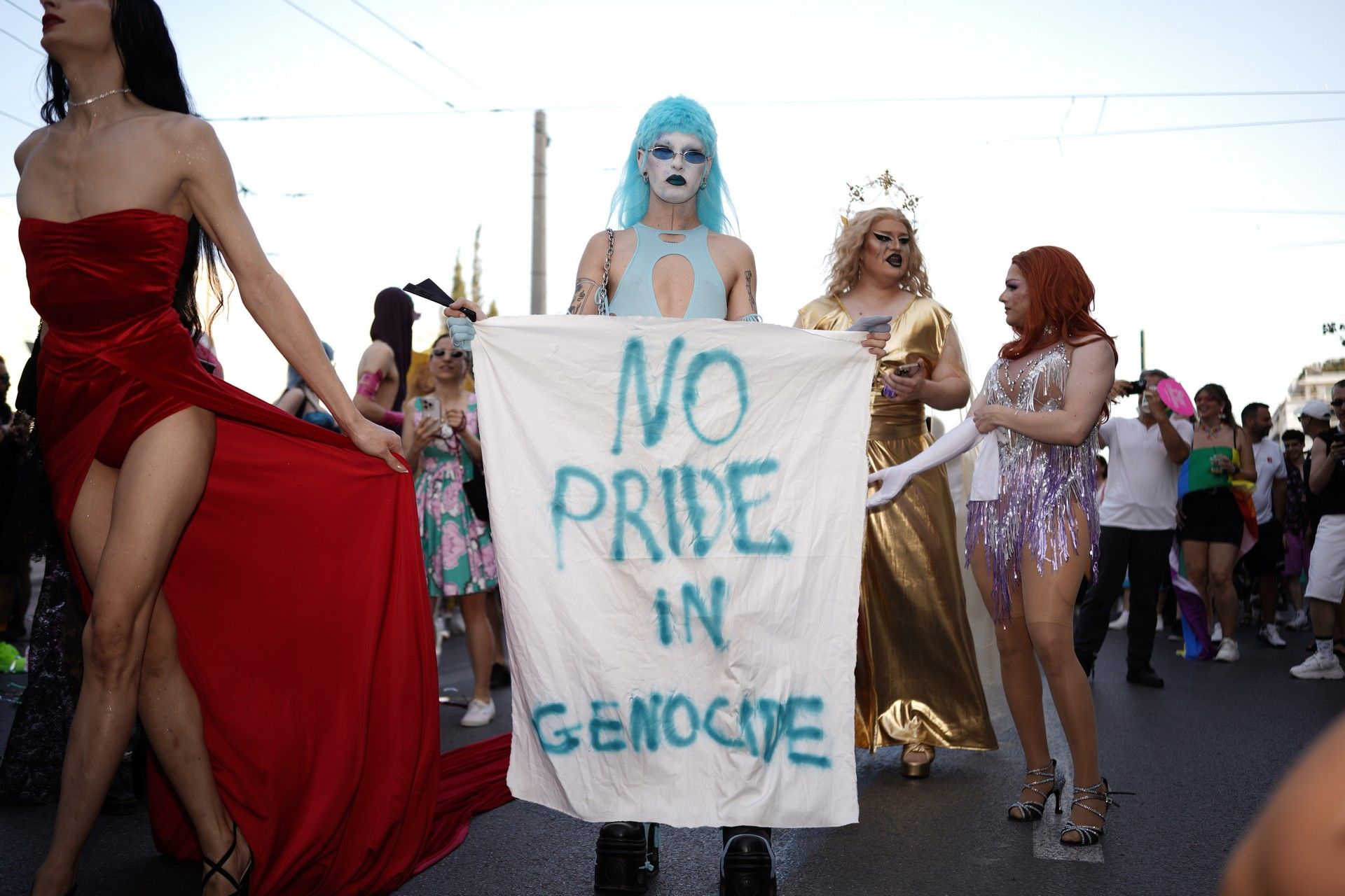 Athens Pride 2025 - Μηνύματα για τη Γάζα