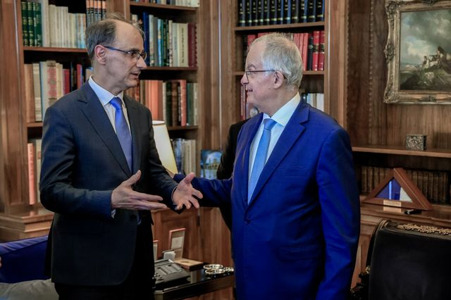 Ο Κωνσταντίνος Τασούλας συναντήθηκε με τον πρωθυπουργό της Σερβίας