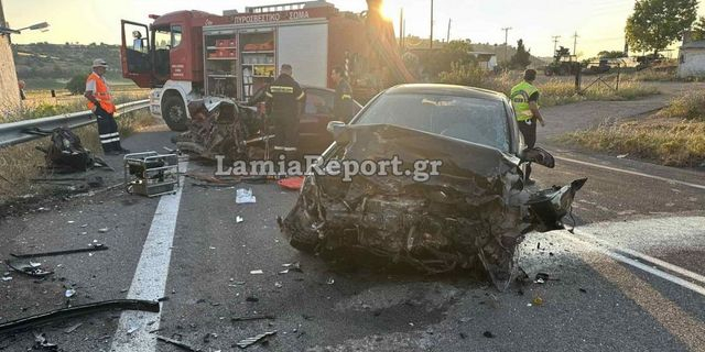 Τραγωδία στη Βοιωτία: Τροχαίο με δύο νεκρούς κι έναν τραυματία