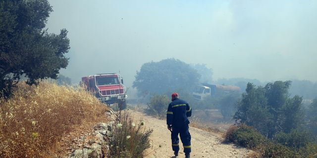Φωτιά στη Χίο