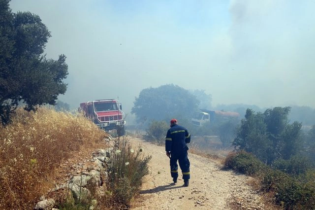 Φωτιά στη Χίο