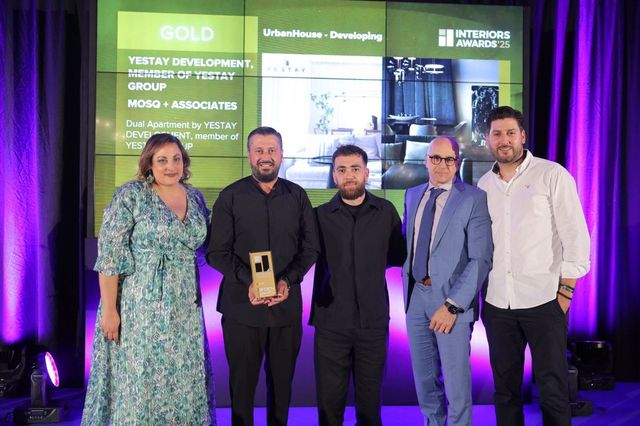 2 Βραβεία για την Yestay Developmemnt στα Interiors Awards 2025