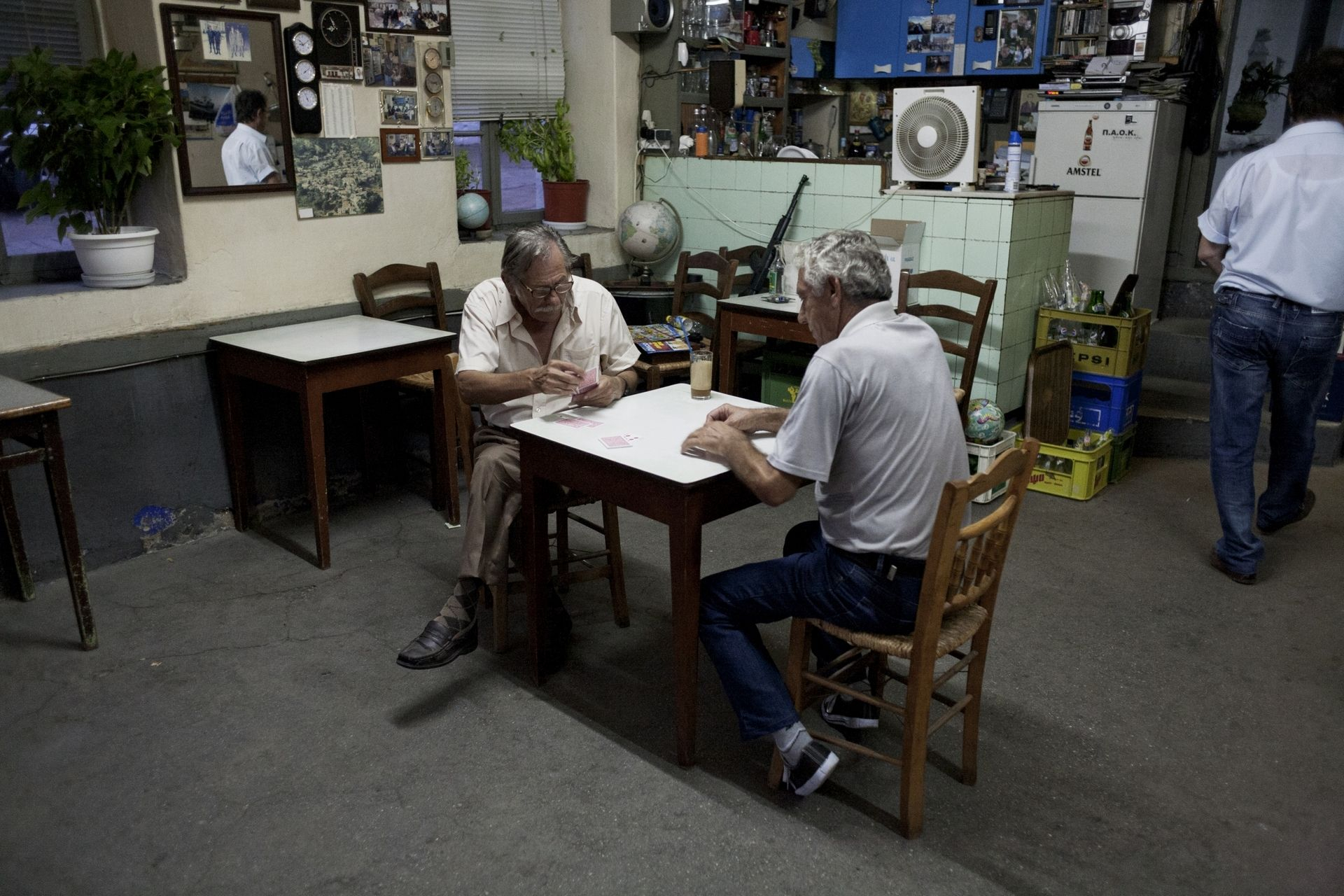 Άνδρες σε χωριό της Μακεδονίας