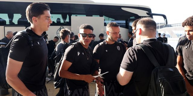 ΠΑΟΚ: Αναχώρησε για Ολλανδία η αποστολή, απρόοπτο με Πέλκα