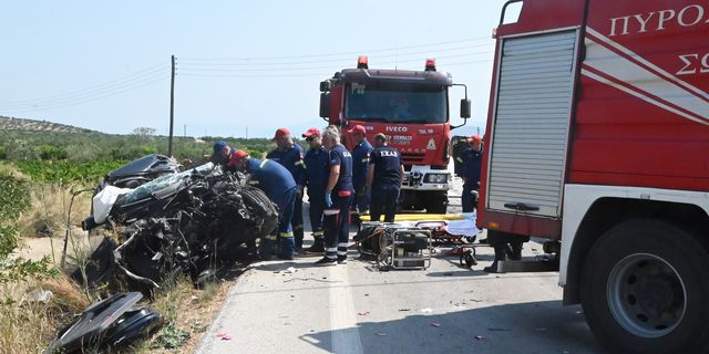 Μυκήνες: Τροχαίο δυστύχημα με τρεις νεκρούς στον δρόμο των Αρχαιοτήτων