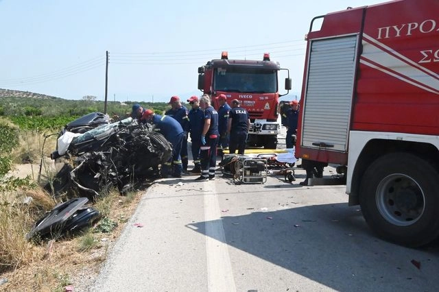 Μυκήνες: Τροχαίο δυστύχημα με τρεις νεκρούς στον δρόμο των Αρχαιοτήτων