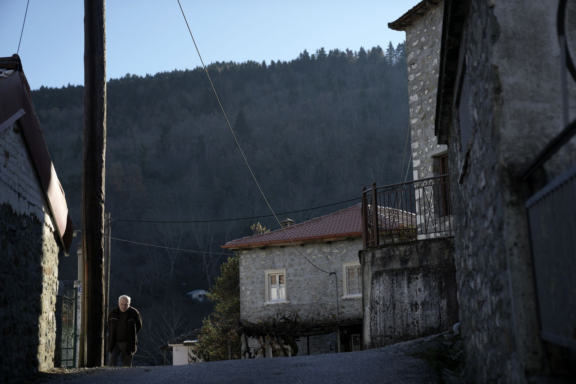 Ντόπιοι στο χωριό Φουρνά
