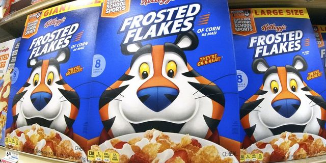 Συσκευασία δημητριακών Kelloggs