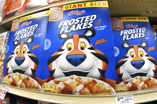 Συσκευασία δημητριακών Kelloggs