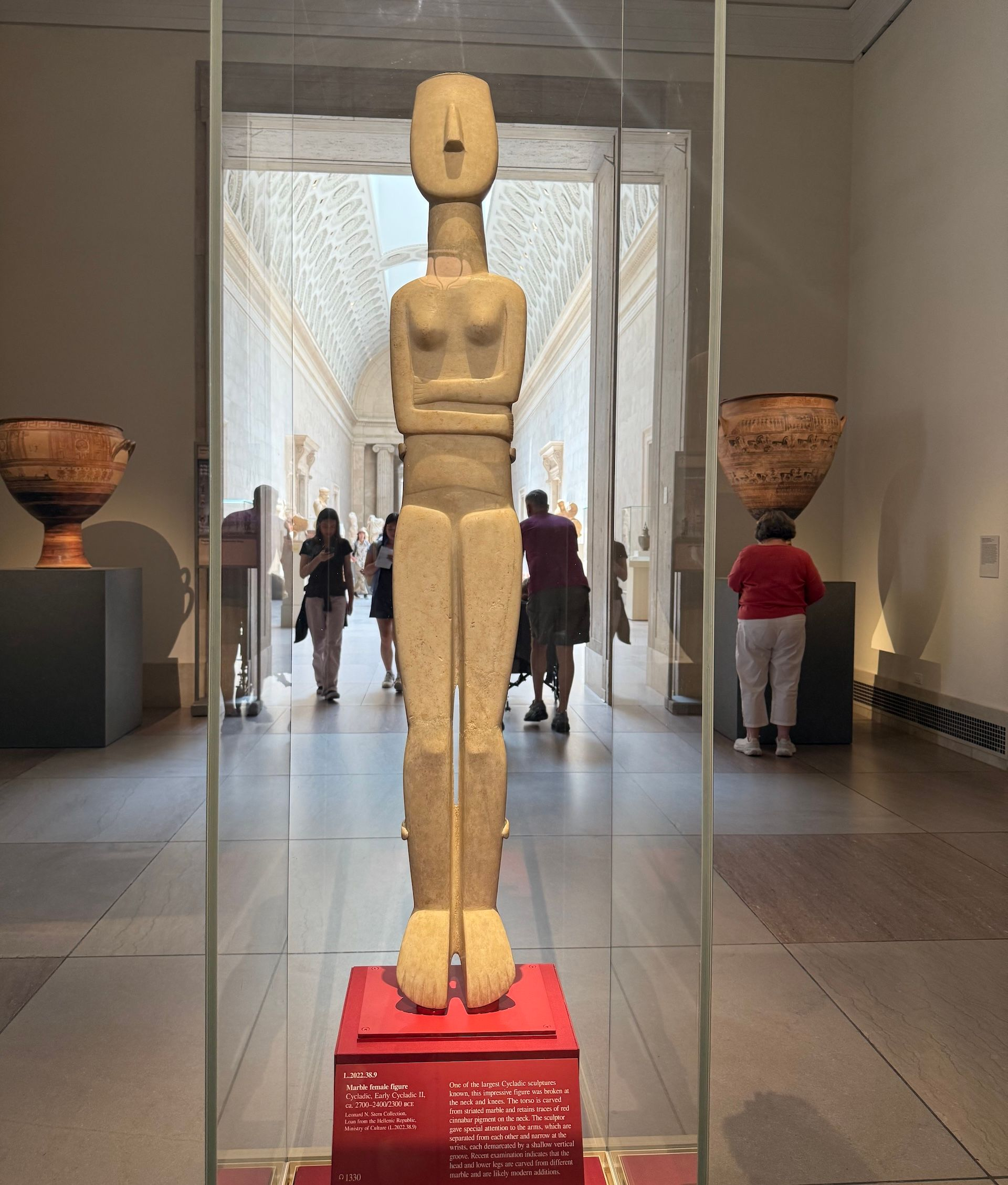 Οι 161 Κυκλαδικές Αρχαιότητες στο ΜΕΤ