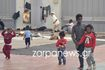 Παιδιά στη δομή μεταναστών στην Αγιά